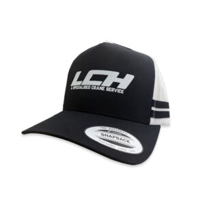 Genuine Flexfit Yupoong Truckers Black & White Cap